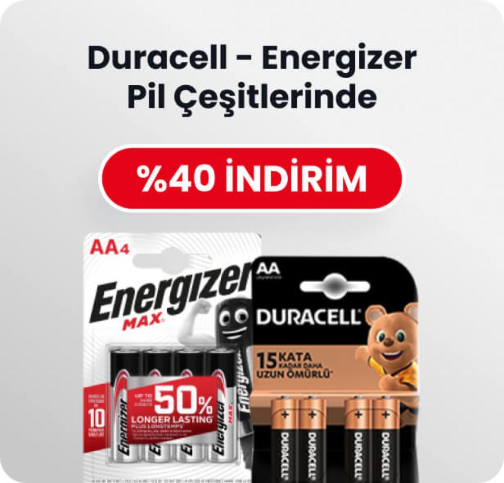 Pil Çeşitlerinde İndirim